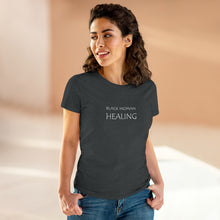 Load image into Gallery viewer, Black Woman Healing Midweight Cotton Tee