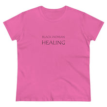 Load image into Gallery viewer, Black Woman Healing Midweight Cotton Tee