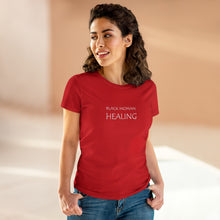 Load image into Gallery viewer, Black Woman Healing Midweight Cotton Tee