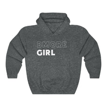 Load image into Gallery viewer, BMore Girl White Hooded Sweatshirt
