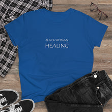 Load image into Gallery viewer, Black Woman Healing Midweight Cotton Tee