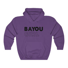 Load image into Gallery viewer, Bayou Girl Black Hooded Sweatshirt