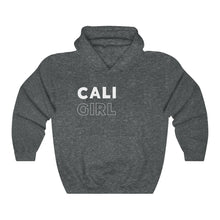 Load image into Gallery viewer, Cali Girl White Hooded Sweatshirt