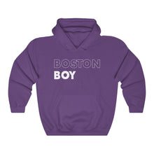 Load image into Gallery viewer, Boston Boy White Hooded Sweatshirt