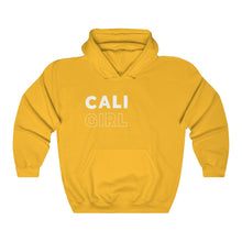 Load image into Gallery viewer, Cali Girl White Hooded Sweatshirt