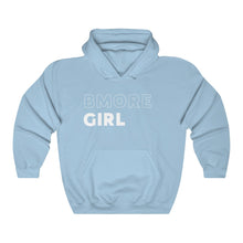 Load image into Gallery viewer, BMore Girl White Hooded Sweatshirt