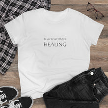 Load image into Gallery viewer, Black Woman Healing Midweight Cotton Tee