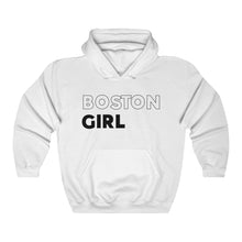 Load image into Gallery viewer, Boston Girl Black Hooded Sweatshirt