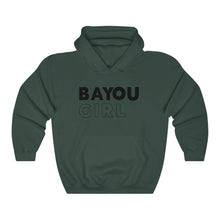 Load image into Gallery viewer, Bayou Girl Black Hooded Sweatshirt