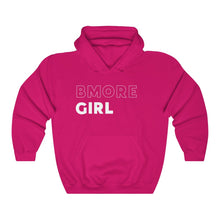Load image into Gallery viewer, BMore Girl White Hooded Sweatshirt