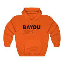 Load image into Gallery viewer, Bayou Girl Black Hooded Sweatshirt
