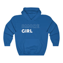 Load image into Gallery viewer, BMore Girl White Hooded Sweatshirt