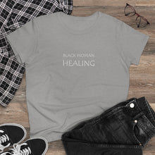 Load image into Gallery viewer, Black Woman Healing Midweight Cotton Tee