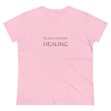 Load image into Gallery viewer, Black Woman Healing Midweight Cotton Tee