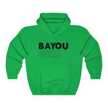Load image into Gallery viewer, Bayou Girl Black Hooded Sweatshirt
