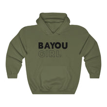 Load image into Gallery viewer, Bayou Girl Black Hooded Sweatshirt