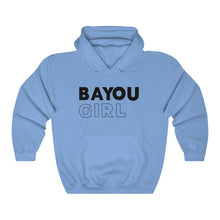 Load image into Gallery viewer, Bayou Girl Black Hooded Sweatshirt