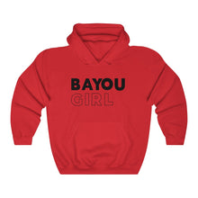 Load image into Gallery viewer, Bayou Girl Black Hooded Sweatshirt