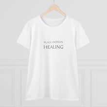Load image into Gallery viewer, Black Woman Healing Midweight Cotton Tee