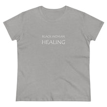 Load image into Gallery viewer, Black Woman Healing Midweight Cotton Tee