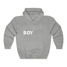 Load image into Gallery viewer, Boston Boy White Hooded Sweatshirt