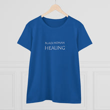 Load image into Gallery viewer, Black Woman Healing Midweight Cotton Tee