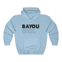 Load image into Gallery viewer, Bayou Girl Black Hooded Sweatshirt