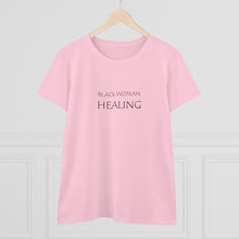 Load image into Gallery viewer, Black Woman Healing Midweight Cotton Tee