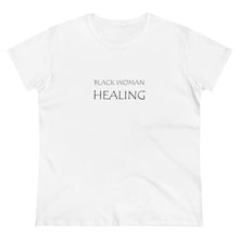 Load image into Gallery viewer, Black Woman Healing Midweight Cotton Tee