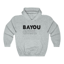 Load image into Gallery viewer, Bayou Girl Black Hooded Sweatshirt