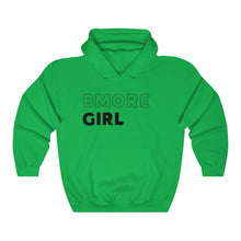 Load image into Gallery viewer, BMore Girl Black Hooded Sweatshirt