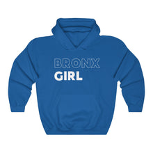 Load image into Gallery viewer, Bronx Girl White Hooded Sweatshirt