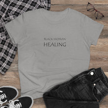Load image into Gallery viewer, Black Woman Healing Midweight Cotton Tee