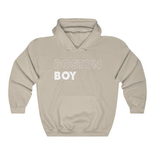 Load image into Gallery viewer, Boston Boy White Hooded Sweatshirt