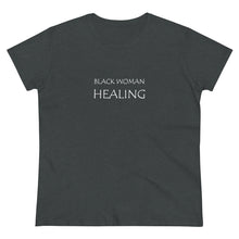 Load image into Gallery viewer, Black Woman Healing Midweight Cotton Tee