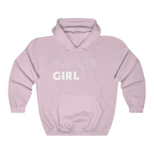 Load image into Gallery viewer, BMore Girl White Hooded Sweatshirt