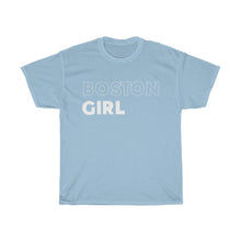 Load image into Gallery viewer, Boston Girl White Unisex Heavy Cotton Tee