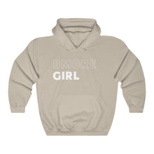 Load image into Gallery viewer, BMore Girl White Hooded Sweatshirt