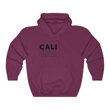 Load image into Gallery viewer, Cali Girl Black Hooded Sweatshirt
