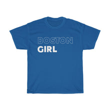 Load image into Gallery viewer, Boston Girl White Unisex Heavy Cotton Tee