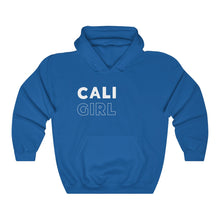 Load image into Gallery viewer, Cali Girl White Hooded Sweatshirt