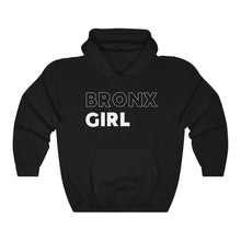 Load image into Gallery viewer, Bronx Girl White Hooded Sweatshirt