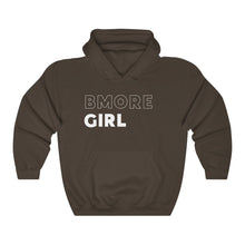Load image into Gallery viewer, BMore Girl White Hooded Sweatshirt