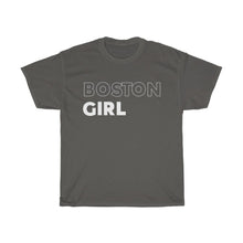 Load image into Gallery viewer, Boston Girl White Unisex Heavy Cotton Tee