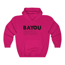 Load image into Gallery viewer, Bayou Girl Black Hooded Sweatshirt