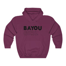 Load image into Gallery viewer, Bayou Girl Black Hooded Sweatshirt