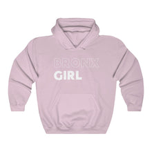 Load image into Gallery viewer, Bronx Girl White Hooded Sweatshirt