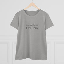 Load image into Gallery viewer, Black Woman Healing Midweight Cotton Tee