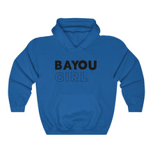 Load image into Gallery viewer, Bayou Girl Black Hooded Sweatshirt