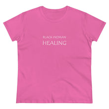 Load image into Gallery viewer, Black Woman Healing Midweight Cotton Tee